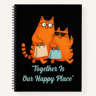 Winkelierdag Kat Liefde Spiraal Notebook Notitieboek