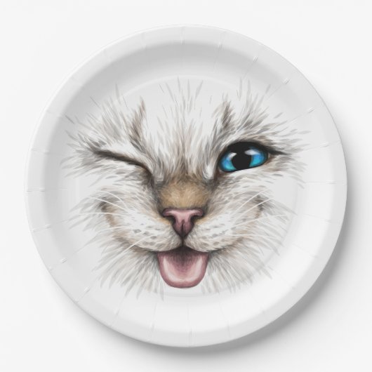 Winkelkat Papieren Bordje (Voorkant)