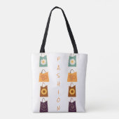 Winkelkoningin Collectie-dames Canvas tassen (Achterkant)
