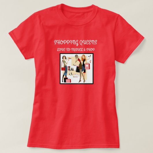 Winkelkoningin Collectie - Dames T-shirt (Design voorkant)