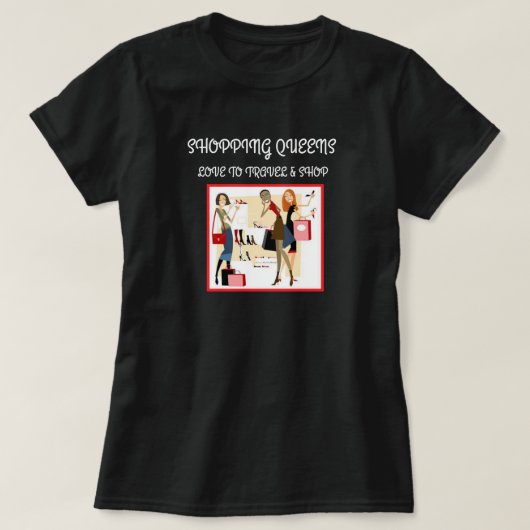 Winkelkoningin Collectie - Dames  T-shirt (Design voorkant)