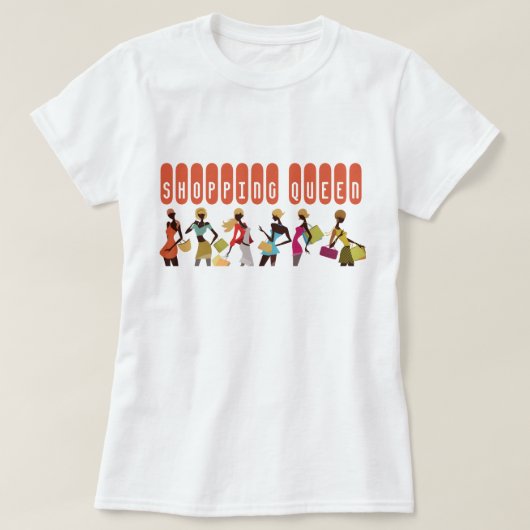 Winkelkoningin Collectie: Dames T-shirt (Design voorkant)