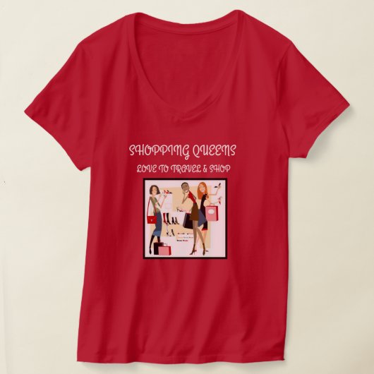 Winkelkoningin Collectie - Dames T-shirt (Laagn)
