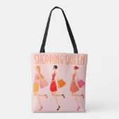 Winkelkoningin Collectie: Dames Tote Bag (Achterkant)