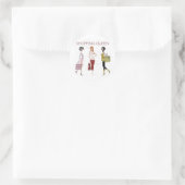 WINKELKONINGIN COLLECTIE RONDE STICKER (Tas)