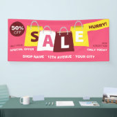 Winkelkorting voor professionele marketing banner (Beurs)