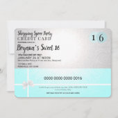 Winkelkredietkaart Zoete 16 Feestje Kaart (Voorkant)