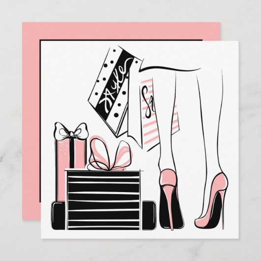 Winkelliefde Notitiekaartje (Voorkant / Achterkant)