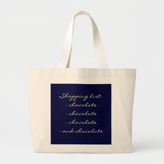 Winkellijst Grote Tote Bag (Voorkant)