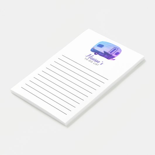  winkellijst voor Camper-aanhangwagen Post-it® Notes (Schuin)