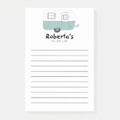  winkellijst voor Camper-aanhangwagen Post-it® Notes (Voorkant)
