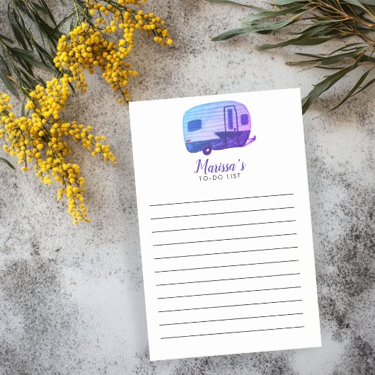  winkellijst voor Camper-aanhangwagen Post-it® Notes