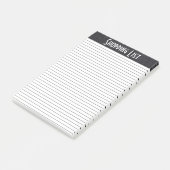Winkellijst zwart/wit post-it® notes (Schuin)
