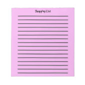 Winkellijstblok Notitieblok (Voorkant)