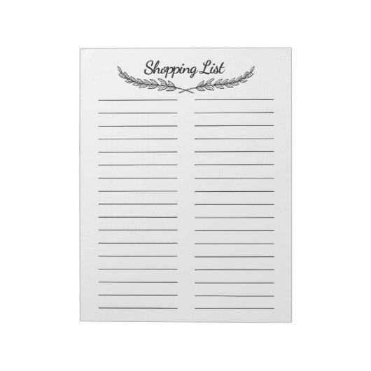 Winkellijstblok Notitieblok (Linkerzijde)