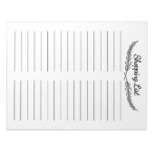 Winkellijstblok Notitieblok (Voorkant)