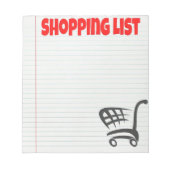 Winkellijstblok Notitieblok (Voorkant)