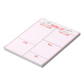 Winkellijstblok Notitieblok (Linkerzijde)