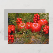 Winkelmand van Christmas Cheer Briefkaart (Voorkant / Achterkant)