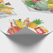 Winkelmandje voor supermarkten cadeaupapier