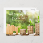 Winkelmarketing voor woningen briefkaart (Voorkant / Achterkant)