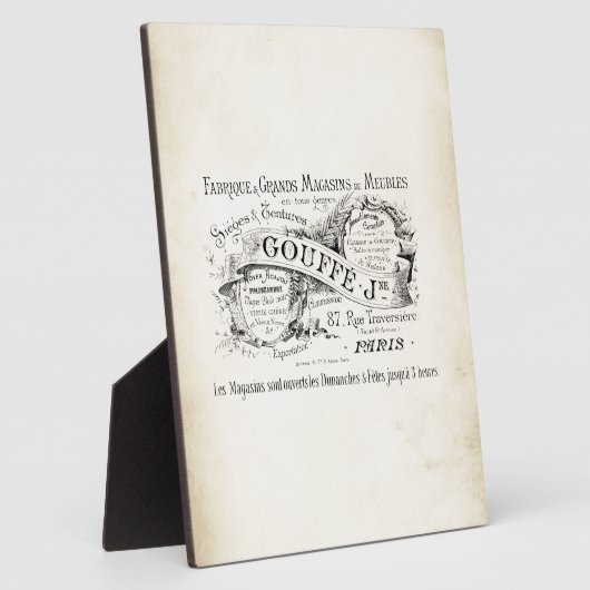 Winkelnaam van Franse afdeling Fotoplaat (Zijkant)