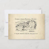 Winkelnaam van Franse afdeling Kaart (Voorkant)