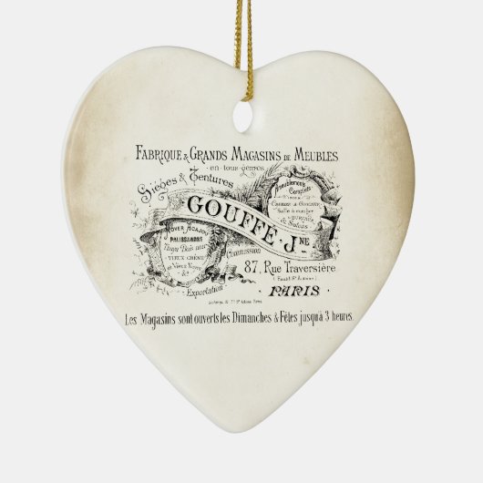 Winkelnaam van Franse afdeling Keramisch Ornament (Rechts)