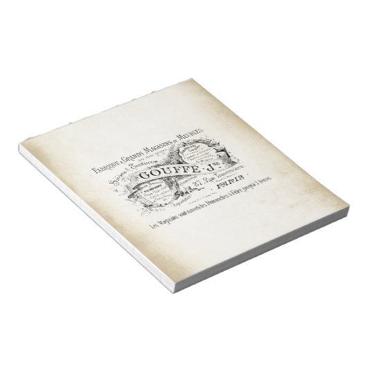 Winkelnaam van Franse afdeling Notitieblok (Schuin)