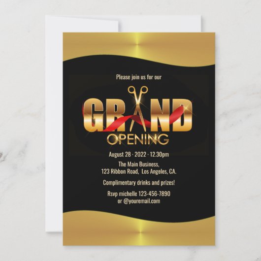 Winkelopening Kaart (Voorkant)