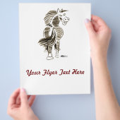 Winkelpaard goed luck! flyer (Hand)