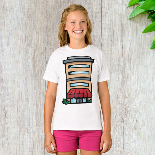 Winkelpand en kantoorgebouw t-shirt