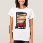 Winkelpand en kantoorgebouw t-shirt (Voorkant)