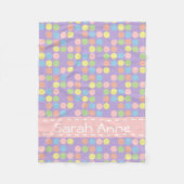 Winkelpoka-punten op speciaal ingerichte objecten fleece deken (Voorkant)