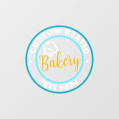 Winkelpui statische kleving heldere sticker of Bak (Vel)