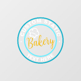 Winkelpui statische kleving heldere sticker of Bak