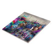 Winkelpui - Tie Dye is terug Tegeltje (Zijkant)