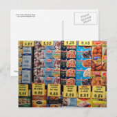 Winkelraam, Barcelona, Spanje Briefkaart (Voorkant / Achterkant)