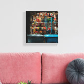 Winkelraam Canvas Afdruk (Insitu (Woonkamer))