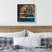 Winkelraam Canvas Afdruk (Insitu (Slaapkamer))