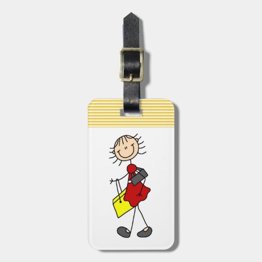 Winkelreis Bagagelabel (Voorkant verticaal)