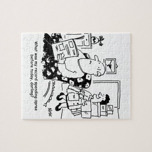 Winkelreis. Record uitgaven. Overbesteding bij win Legpuzzel (Horizontaal)