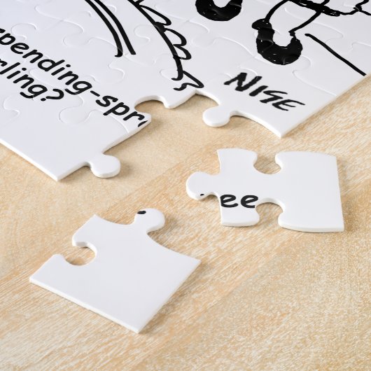 Winkelreis. Record uitgaven. Overbesteding bij win Legpuzzel (Zijkant)