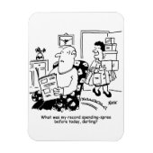 Winkelreis. Record uitgaven. Overbesteding bij win Magneet (Verticaal)