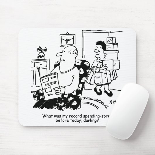 Winkelreis. Record uitgaven. Overbesteding bij win Muismat (Met muis)