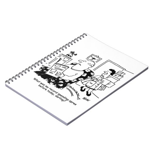 Winkelreis. Record uitgaven. Overbesteding bij win Notitieboek (Linkerzijde)