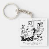 Winkelreis. Record uitgaven. Overbesteding bij win Sleutelhanger (voorkant)