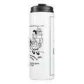 Winkelreis. Record uitgaven. Overbesteding bij win Thermosbeker (Voorkant)