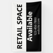 Winkelruimte Beschikbaar Telefoonnummer Website Wi Spandoek (Verticaal)