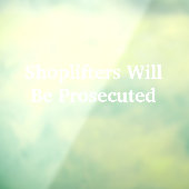 Winkelruitverwijdering Teken - Transparante Winkle Raamsticker (Vel 3)